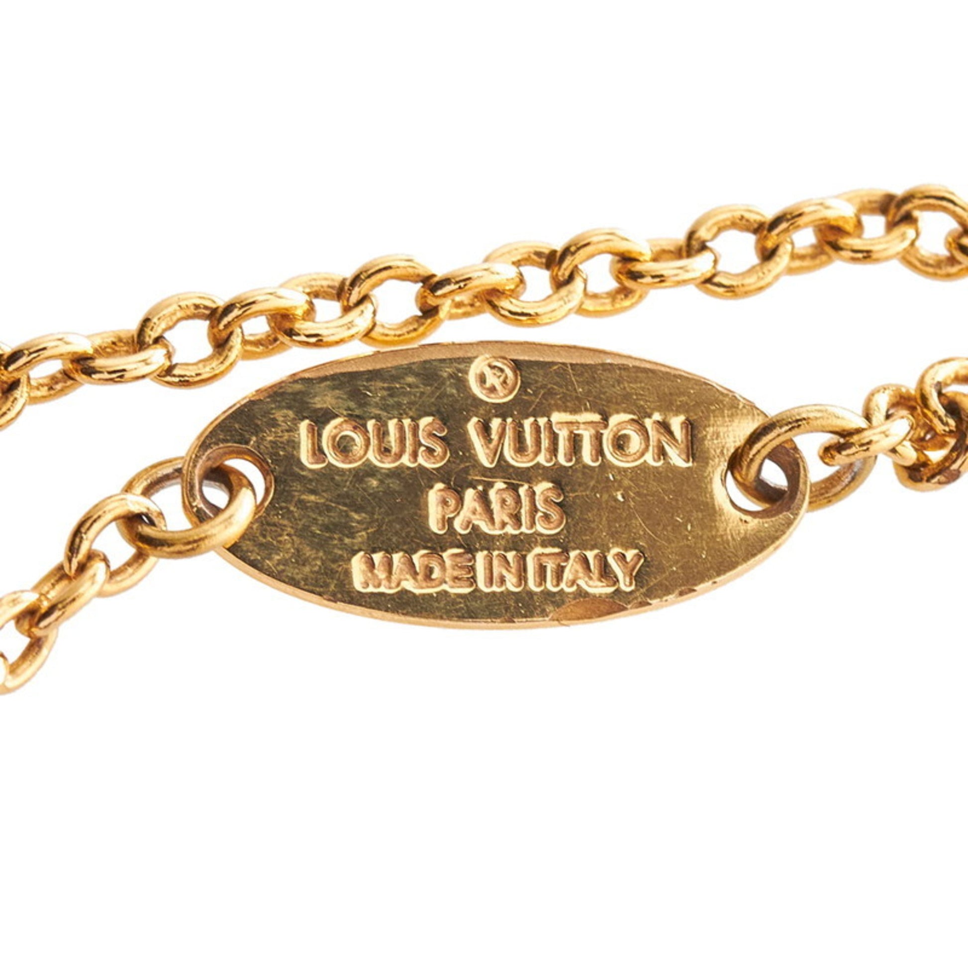 Louis Vuitton Essential V M61083 Gold Plated Necklace - Body Logic