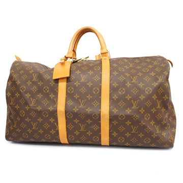 LOUIS VUITTONAuth  Monogram Keepol 55 M41424 Men,Women,Unisex Boston Bag,Handbag