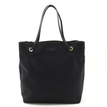 GUCCI tote bag shoulder canvas leather black 257275