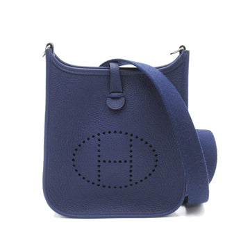 HERMES Evelyn TPM[16] Blue Blue nuit Taurillon Clemence Calfskin [cowhide]