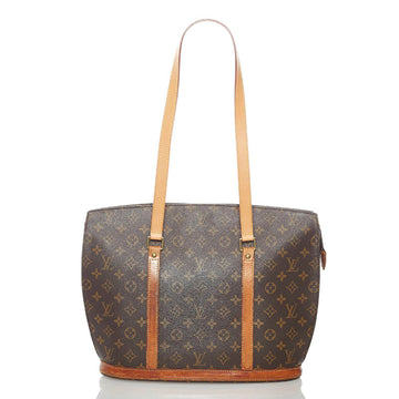 Louis Vuitton Monogram Babylon Tote Bag M51102 Brown PVC Leather Ladies LOUIS VUITTON