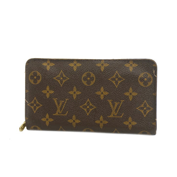 LOUIS VUITTONAuth  Monogram Portomonegip M61727 Men,Women,Unisex Long Wallet