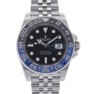 ROLEX GMT Master 2 Black Blue Bezel 126710BLNR Men's SS Watch Automatic Winding Dial