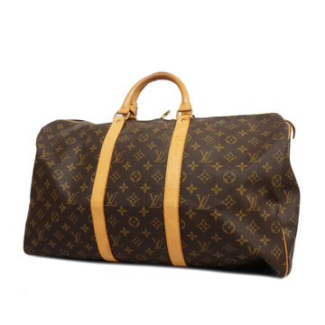 LOUIS VUITTONAuth  Monogram Keepol 50 M41426 Men,Women,Unisex Boston Bag