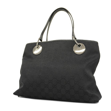 GUCCIAuth  GG Canvas 120837 Women's Tote Bag Black