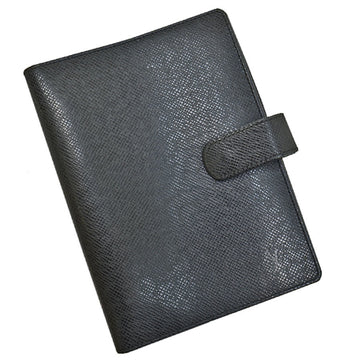 LOUIS VUITTON Notebook Cover Taiga Agenda MM Aldwards Silver Leather Women's Men's R20222