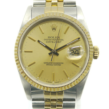 Rolex Datejust 16233 R number SS / YG self-winding