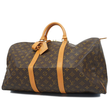 LOUIS VUITTONAuth  Monogram Keepol 50 M41426 Men,Women,Unisex Boston Bag