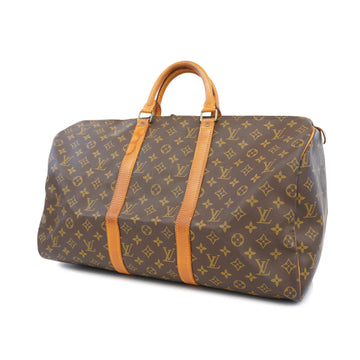 LOUIS VUITTONAuth  Monogram Keepol 50 M41426 Men,Women,Unisex Boston Bag