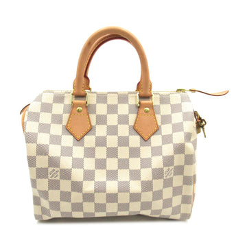 LOUIS VUITTON Speedy 25 Ivory Damier Azur PVC coated canvas N41534