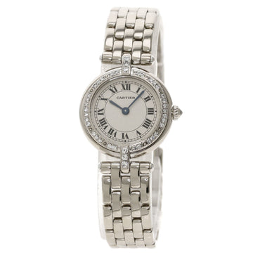 Cartier WF5033F3 Panth??re SM Round Bezel Diamond Watch K18 White Gold/K18WG/Diamond Women's CARTIER