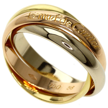 CARTIER Trinity Ring #56 Ring/Ring K18 Yellow Gold K18WG K18PG Women's
