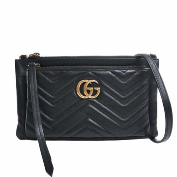 Gucci GUCCI Key Case Men's Petit Marmont GG Supreme Leather Black Brown  456118 6