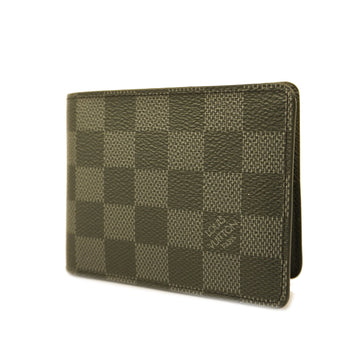 LOUIS VUITTONAuth  Damier Graphite Portofeuil Slender N63261