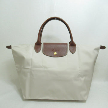 LONGCHAMP Tote Bag Preage Beige paper leather polyamide L1623089P71