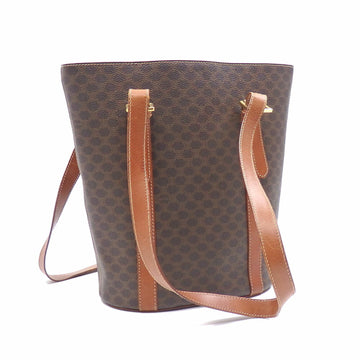 CELINE Tote Bag Ladies Brown PVC Leather Macadam