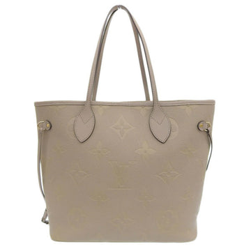 LOUIS VUITTON Amplant Neverfull MM Tote Bag M45686 Beige Leather