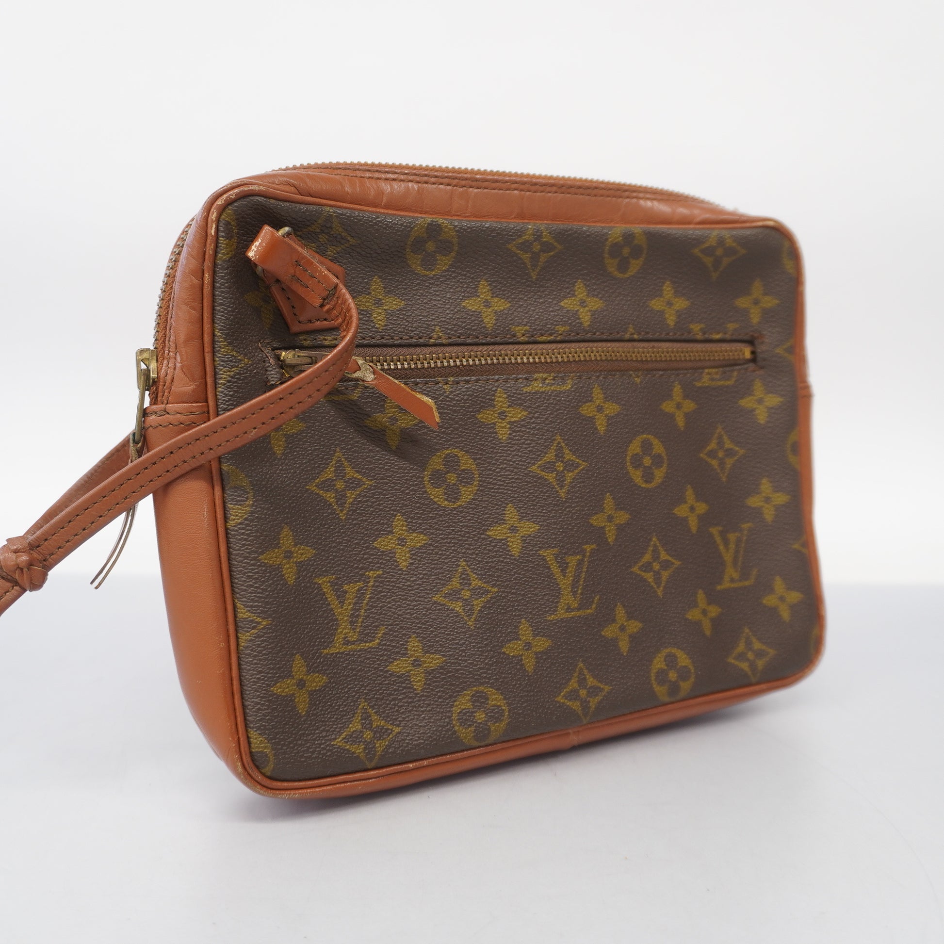 LOUIS VUITTON Monogram Pochette Sports Clutch Bag Vintage No.183