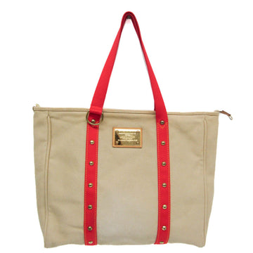 LOUIS VUITTON Antigua CABAS GM M40032 Women's Tote Bag Beige,Red Color