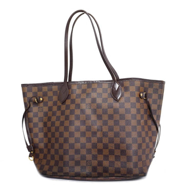 LOUIS VUITTON Tote Bag Damier Neverfull MM N51105 Ebene Women's