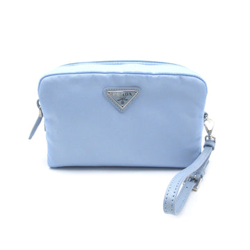 PRADA Pouch Blue Nylon NE021