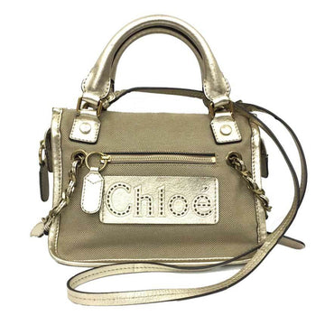 CHLOE  Harley 2-way shoulder bag tote 3S0888-162-12V champagne gold