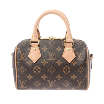 Louis Vuitton Monogram Speedy Bandouliere 20 Brown Noir M46234 Women's Canvas Bag