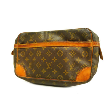 LOUIS VUITTON Clutch Bag Monogram Compiegne 28 M51845 Brown Ladies