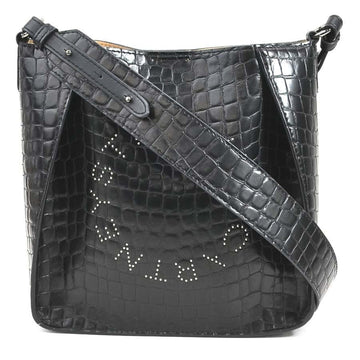 STELLA MCCARTNEY Crossbody Shoulder Bag Synthetic Leather Black Women's