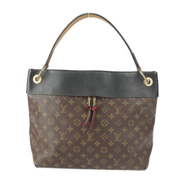 LOUIS VUITTON Tuileries Hobo Shoulder Bag M43154 Monogram Canvas Leather Brown Noir Black Gold Hardware Tote