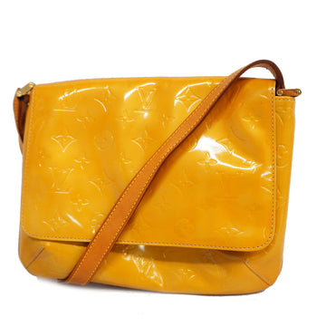 Auth Louis Vuitton Monogram Vernis Thompson Street M91008 Shoulder Bag  Beige