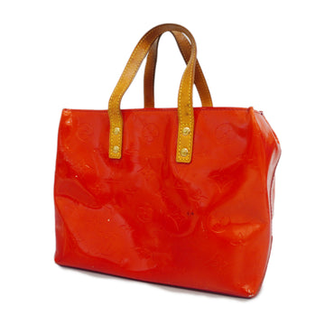 LOUIS VUITTONAuth  Monogram Vernis Lead PM M91088 Women's Handbag Rouge