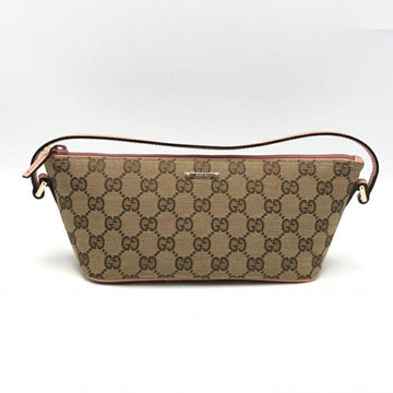 GUCCI GG Canvas Hand Pouch 07198 2123 Beige