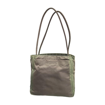 PRADA test tote bag B8556 unisex khaki green