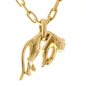 CARTIER Panthere necklace 18K K18 yellow gold Ladies