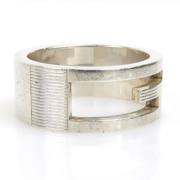 GUCCI Ring G Logo Silver 925 Women's Size 10.5