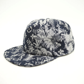 LOUIS VUITTON MP2871 Monogram Tapestry Cap Navy Men's