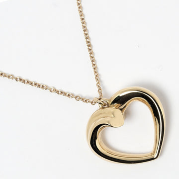 TIFFANY New Tenderness Heart Necklace 6.68g K18 YG Yellow Gold &Co.