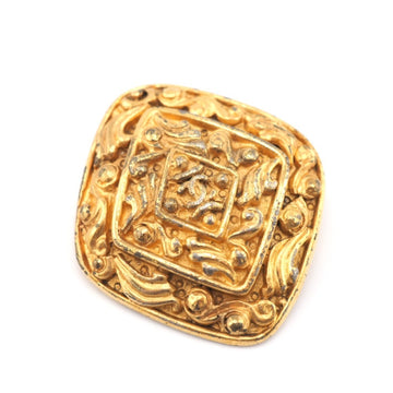 CHANEL Pin brooch diamond here mark gold men's women's