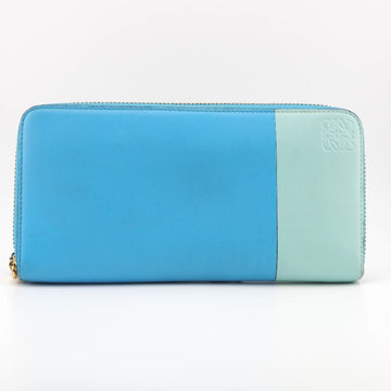 LOEWE Anagram Long Wallet Light Blue Women's