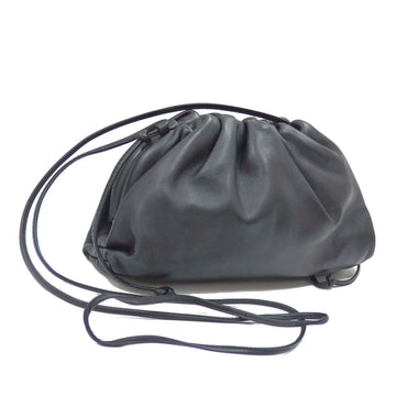 BOTTEGA VENETA Shoulder Bag Pouch Women's Nero Black Calf Leather 585852VCP401229 Cowhide