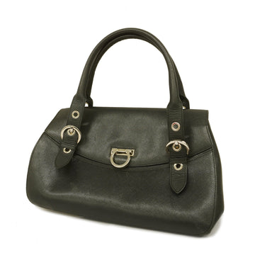 SALVATORE FERRAGAMOAuth  Gancini Handbag Women's Leather Handbag Black