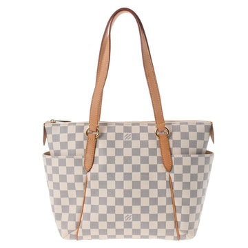 LOUIS VUITTON Damier Azur Totally PM White N41280 Ladies Canvas Tote Bag