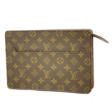 LOUIS VUITTON Clutch Bag Monogram Pochette Homme M51795 Brown Men Women