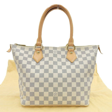 LOUIS VUITTON Damier Azur Saleya PM Tote Bag Handbag N51186