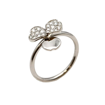 TIFFANY Paper Flower Ring Approximately 11.5 Diamond Pt950 Platinum Women's Jewelry