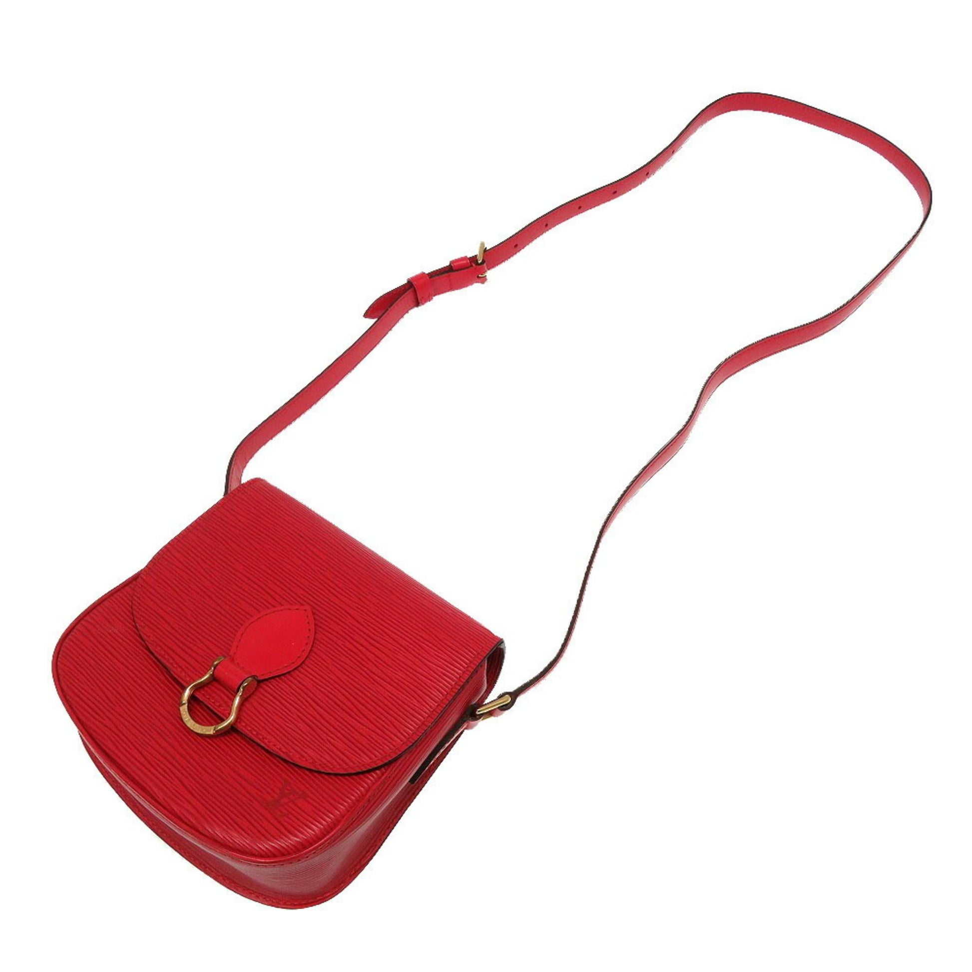 Louis Vuitton Epi Mini Saint-Cloud Castilian Red M52217 Shoulder