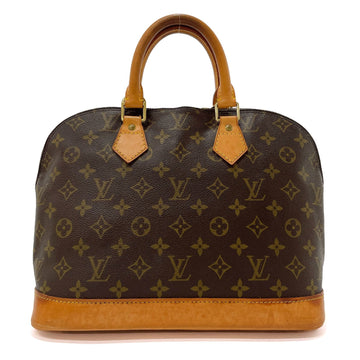 LOUIS VUITTON Alma Handbag Monogram Canvas  M51130 Women's Brown