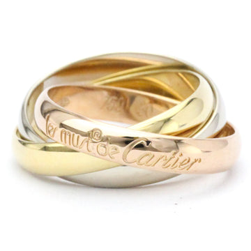 CARTIER Trinity Pink Gold [18K],White Gold [18K],Yellow Gold [18K] Fashion No Stone Band Ring Gold