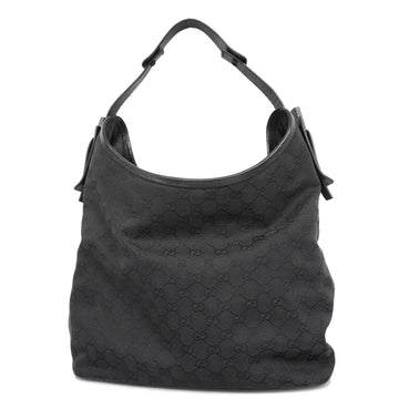 GUCCIAuth  Shoulder Bag 106242 Women's GG Canvas Black